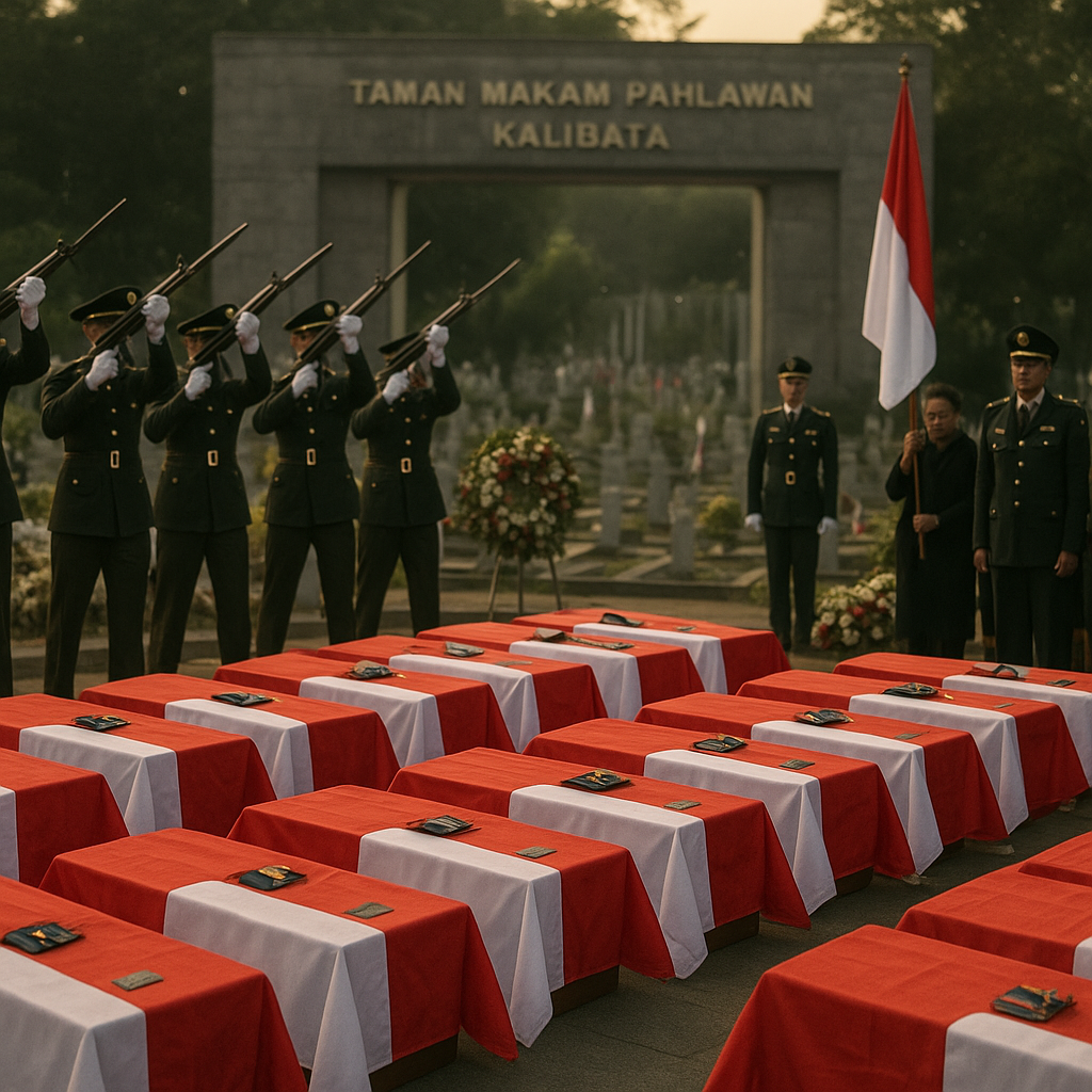 Penghormatan Terakhir untuk Veteran Perang Dingin di Taman Makam Pahlawan Kalibata