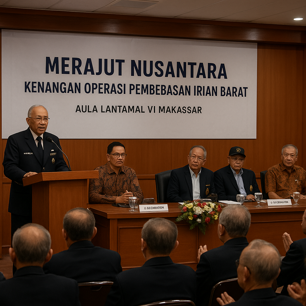 Purnawirawan TNI AL Gelar Diskusi 'Merajut Nusantara' di Makasar, Kenang Operasi Pembebasan Irian Barat