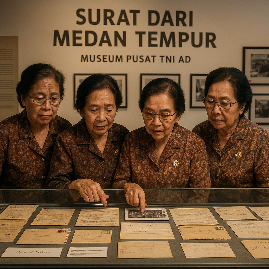 Arsip Surat Cinta dari Medan Tempur: Pameran di Museum Pusat TNI AD Mengenang Perjuangan Ibu-Ibu Purnawirawan