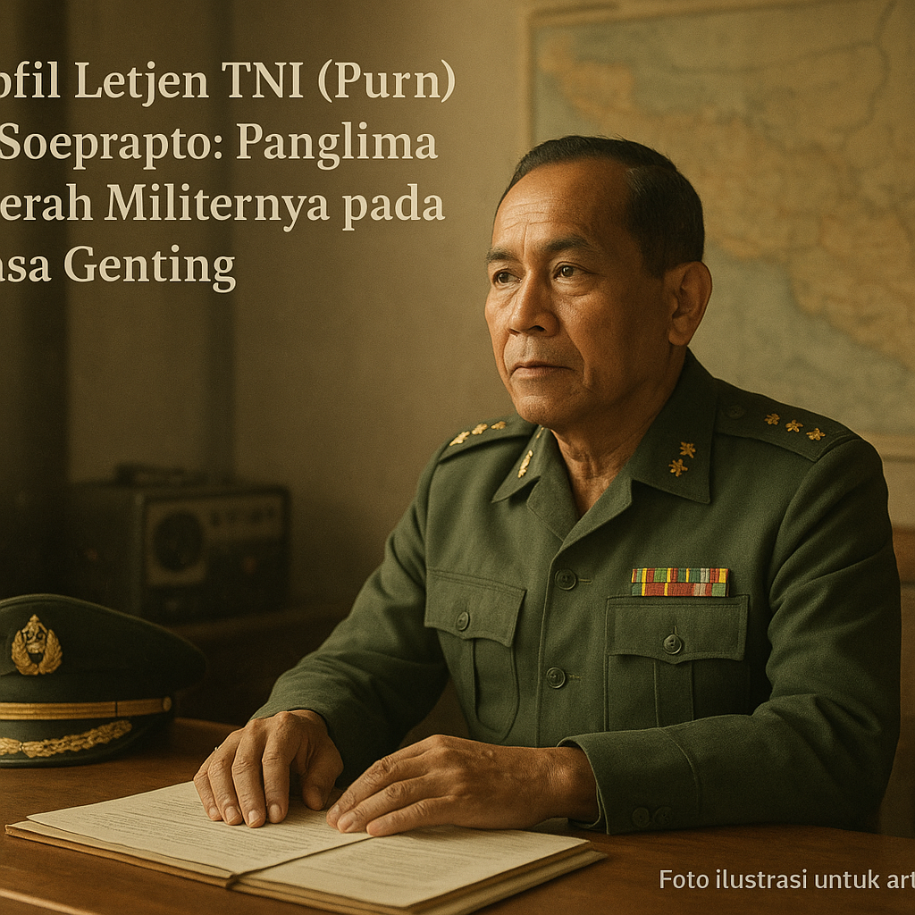 Profil Letjen TNI (Purn) R. Soeprapto: Panglima Daerah Militernya pada Masa Genting