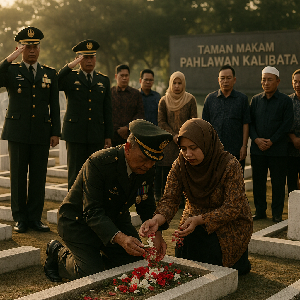 Tabur Bunga di Taman Makam Pahlawan Kalibata: Kenangan bagi Pahlawan Tanpa Tanda Jasa