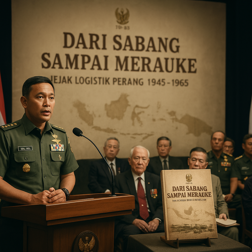 TNI AD Luncurkan Buku 'Dari Sabang sampai Merauke: Jejak Logistik Perang 1945-1965'