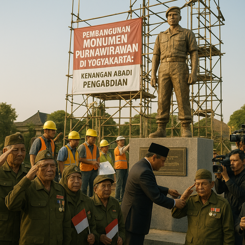 Pembangunan Monumen Purnawirawan di Yogyakarta: Kenangan Abadi Pengabdian