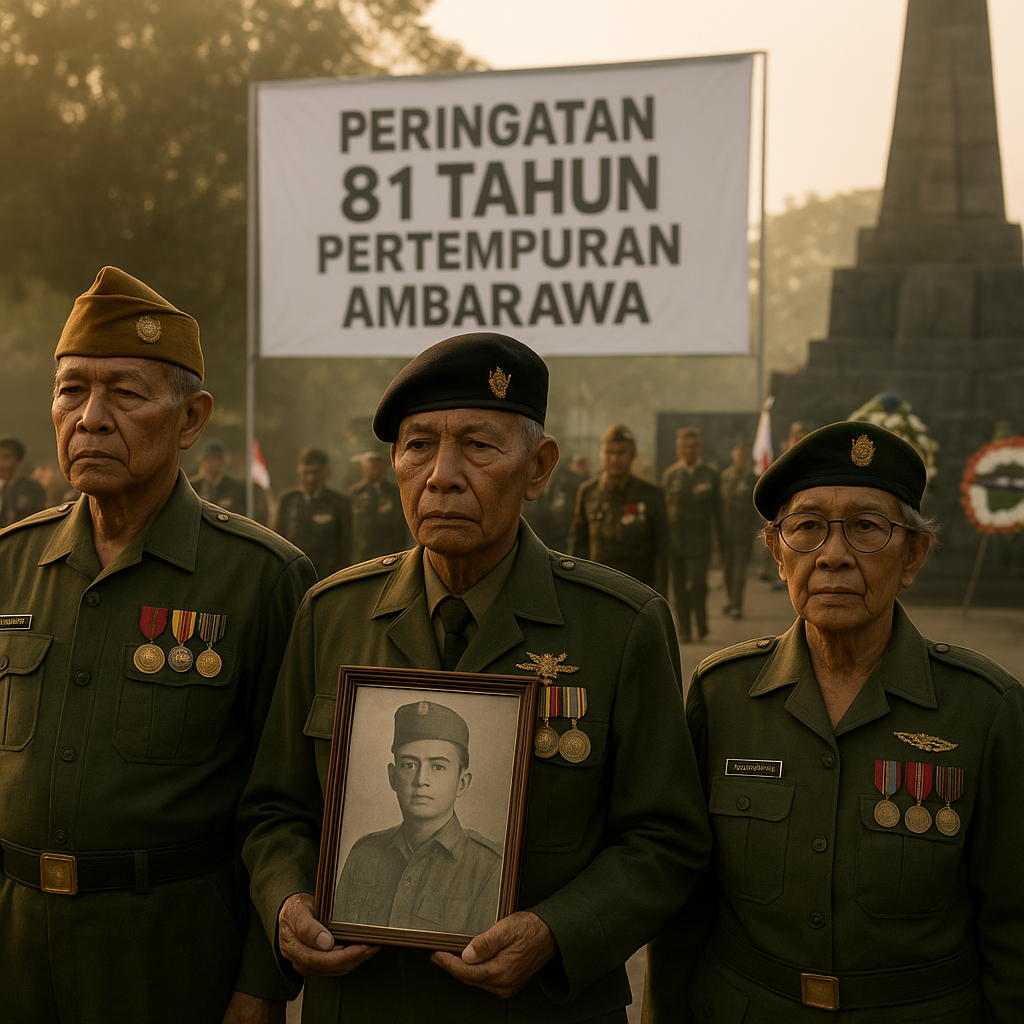 Peringatan 81 Tahun Pertempuran Ambarawa: Semangat Juang Abadi di Hati Para Veteran