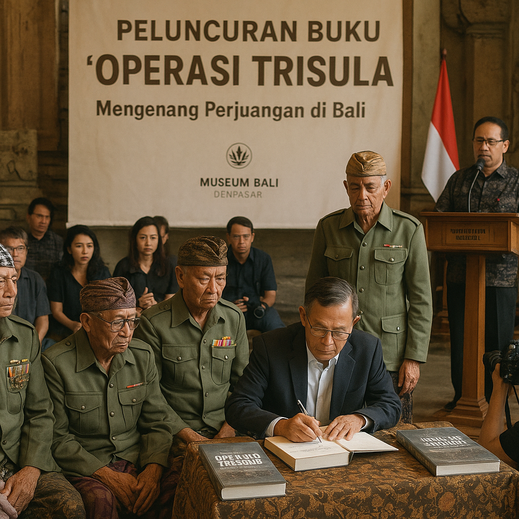 Peluncuran Buku 'Operasi Trisula: Mengenang Perjuangan di Bali' di Denpasar