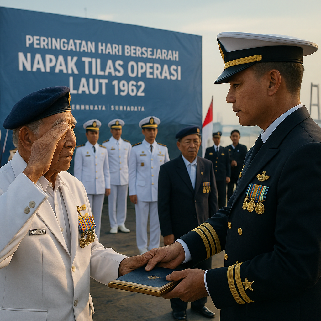 Peringatan Hari Bersejarah TNI AL: Napak Tilas Operasi Laut 1962