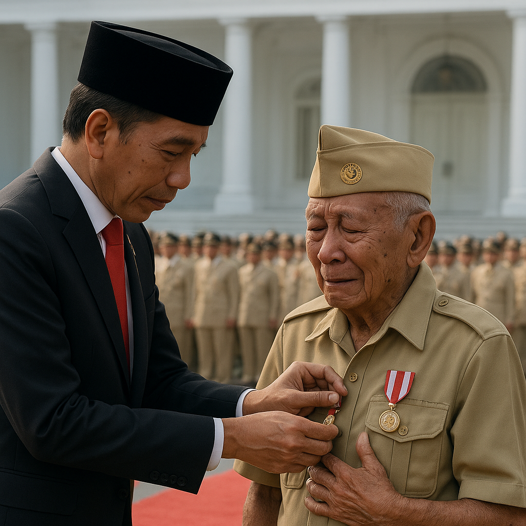 Penghargaan Veteran Pejuang Kemerdekaan di Istana Negara: 100 Purnawirawan Dapat Tanda Jasa