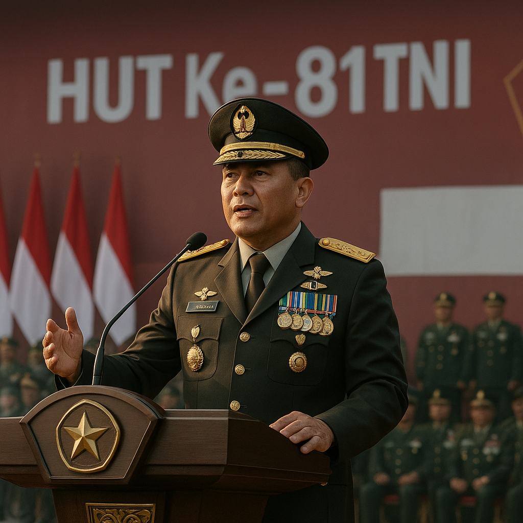 Panglima Harap TNI Semakin Profesional di Usia ke-81 Tahun