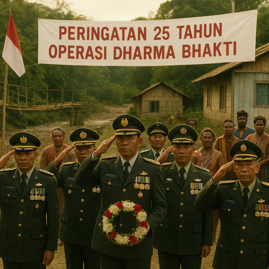 Peringatan 25 Tahun Operasi Dharma Bhakti: Kenangan Pengabdian di Pedalaman Papua
