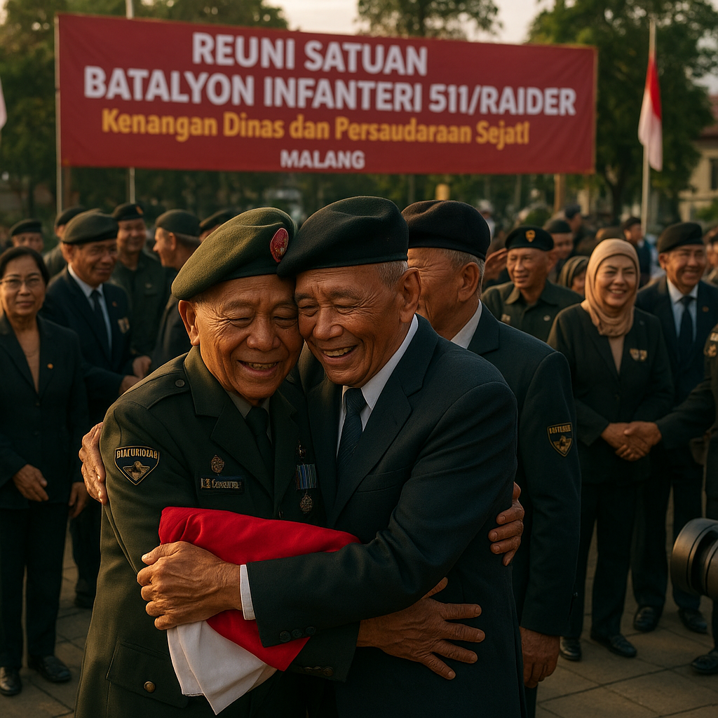 Reuni Satuan Batalyon Infanteri 511/Raider: Kenangan Dinas dan Persaudaraan Sejati