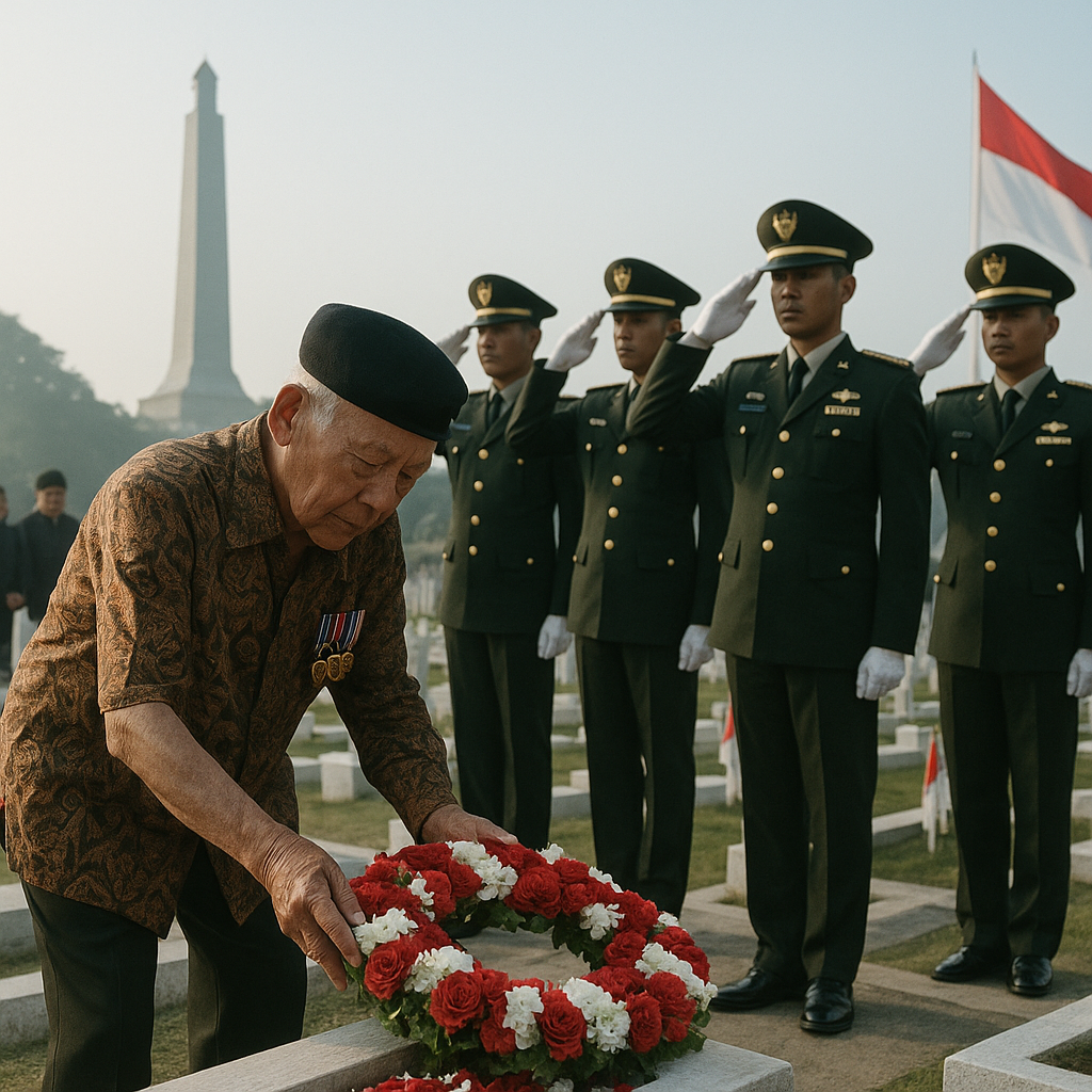 Ziarah Nasional di TMP Kalibata: Mengenang Jasa Para Pahlawan Menjelang HUT TNI ke-81