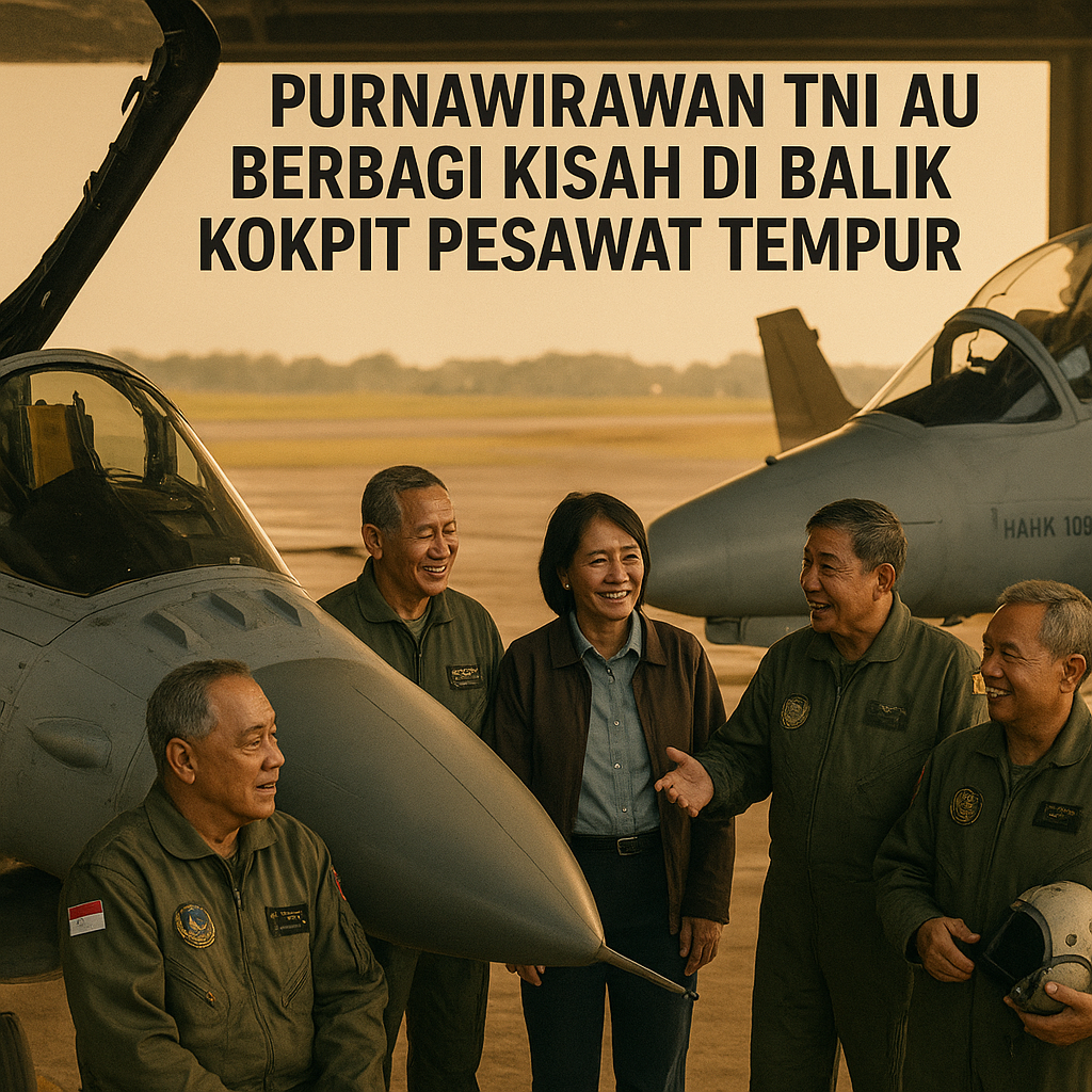 Purnawirawan TNI AU Berbagi Kisah di Balik Kokpit Pesawat Tempur: Kenangan yang Tak Terlupakan