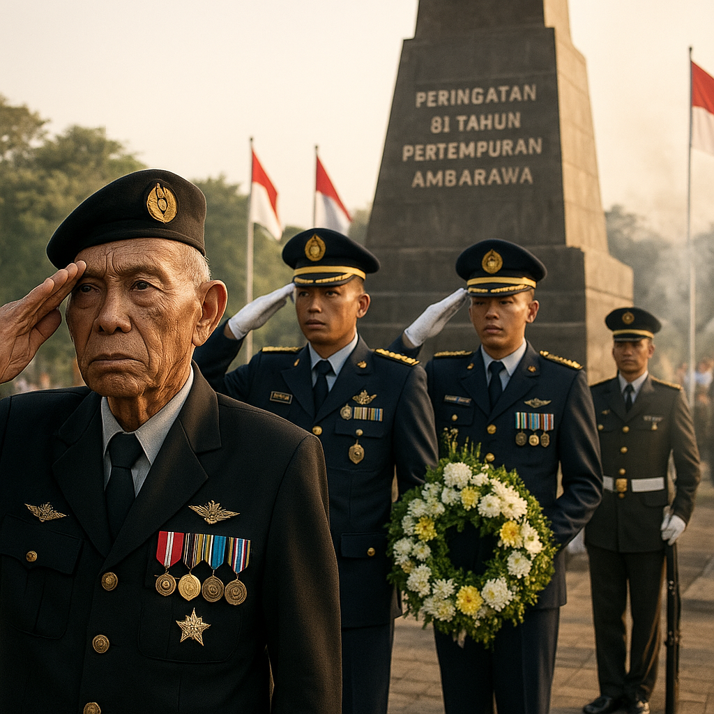 Peringatan 81 Tahun Pertempuran Ambarawa: Semangat Juang Abadi di Hati Para Veteran