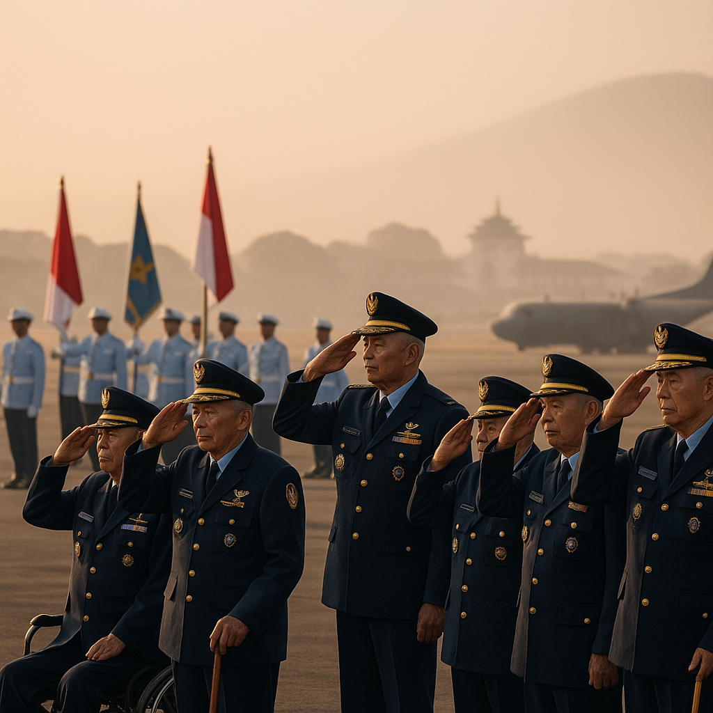 Tradisi Korps TNI AU: Penghormatan kepada Para Purnawirawan Pilot di Bandung