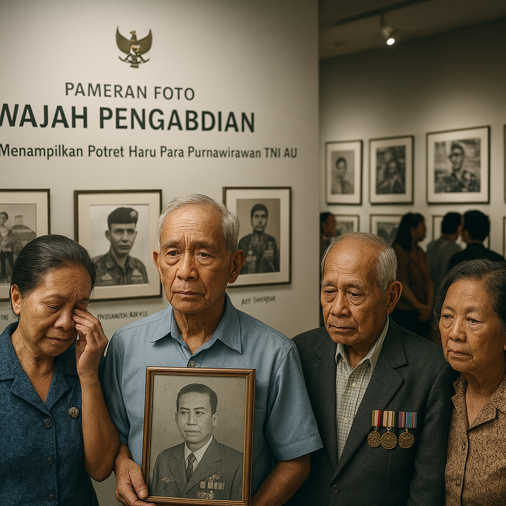 Pameran Foto "Wajah Pengabdian" Menampilkan Potret Haru Para Purnawirawan TNI AU