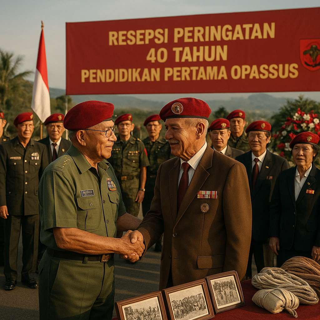 Resepsi Peringatan 40 Tahun Pendidikan Pertama Kopassus: Kisah Komando yang Tak Pernah Padam