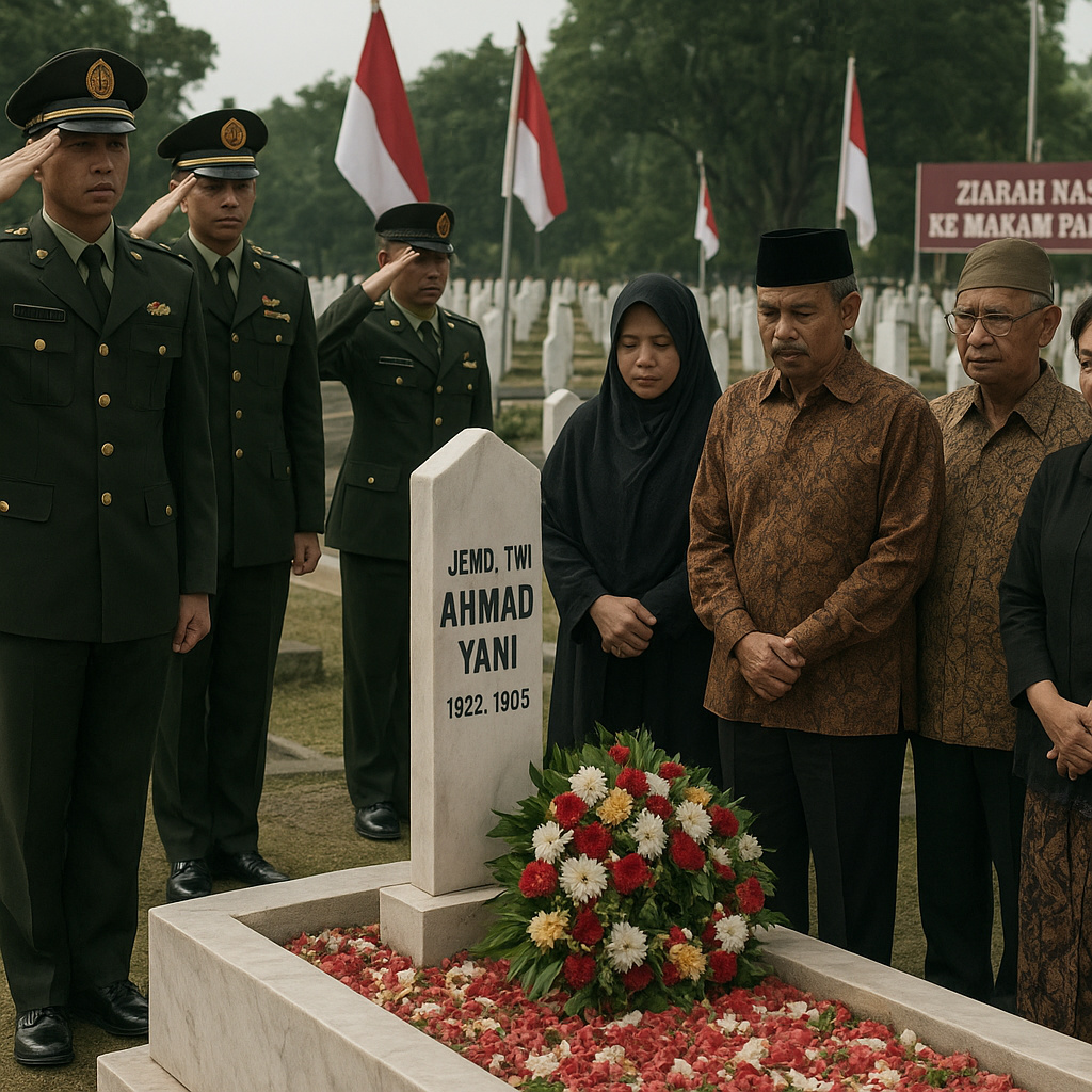 Ziarah Nasional ke Makam Pahlawan Revolusi: Keluarga Besar TNI AD Hormati Jenderal TNI Ahmad Yani