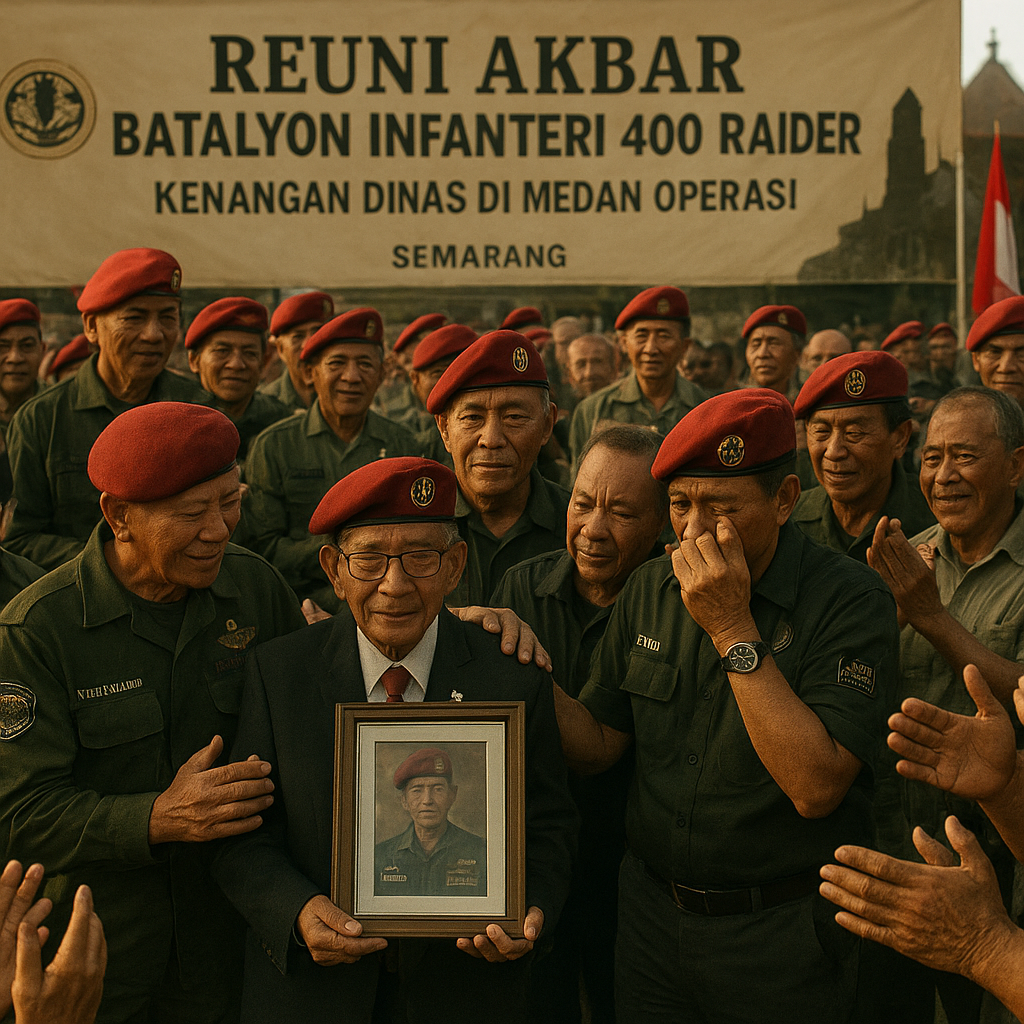 Reuni Akbar Batalyon Infanteri 400 Raider, Kenangan Dinas di Medan Operasi