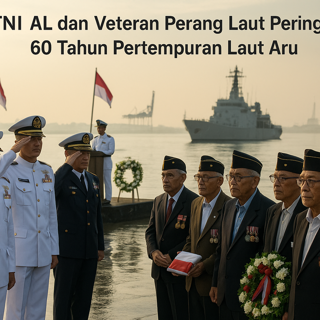 TNI AL dan Veteran Perang Laut Peringati 60 Tahun Pertempuran Laut Aru