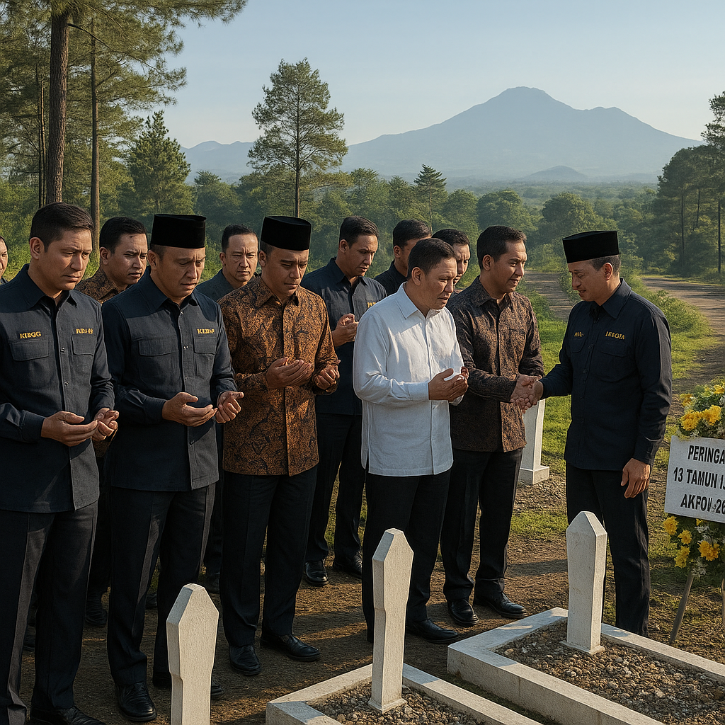 Peringatan 12 Tahun Lulus Akpol: Silaturahmi Angkatan 2014 dengan Doa dan Napak Tilas