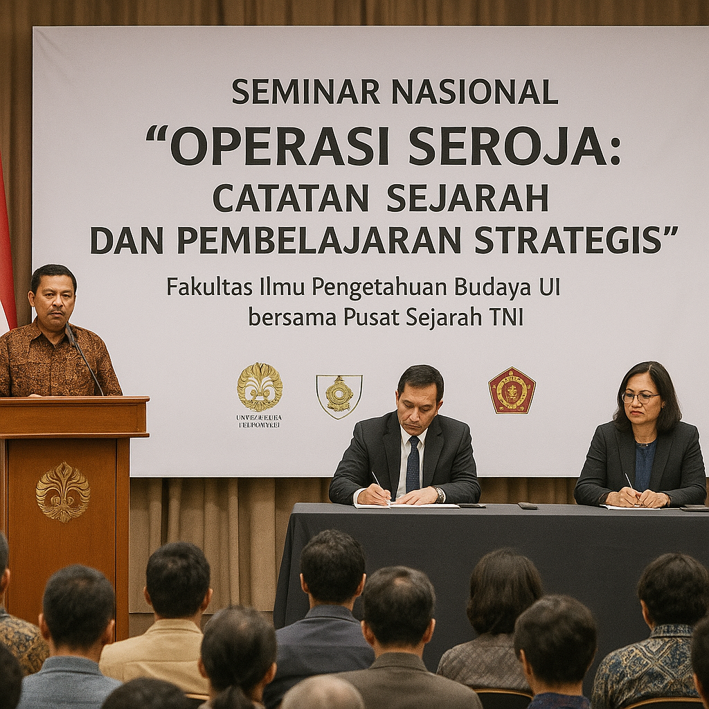Seminar Nasional 'Operasi Seroja: Catatan Sejarah dan Pembelajaran Strategis'