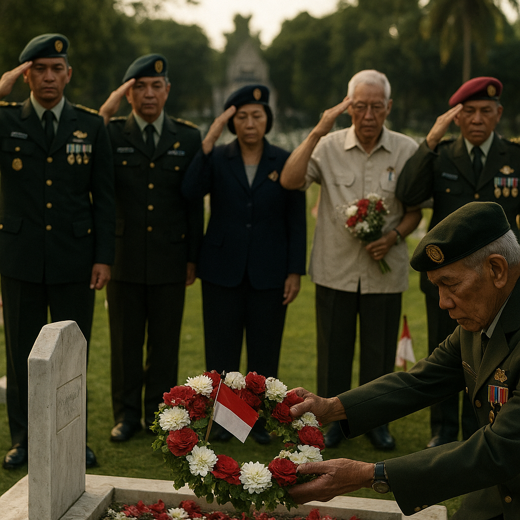 Ziarah ke Taman Makam Pahlawan oleh Para Purnawirawan, Menghormati Jasa Para Pendahulu