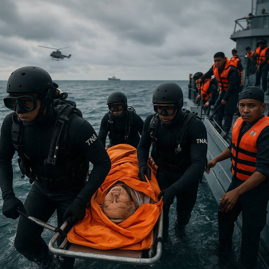 Tim Penyelam TNI AL dengan Ketekunan Tinggi Evakuasi Korban KM Virgo, Wujud Pengabdian Tanpa Pamrih