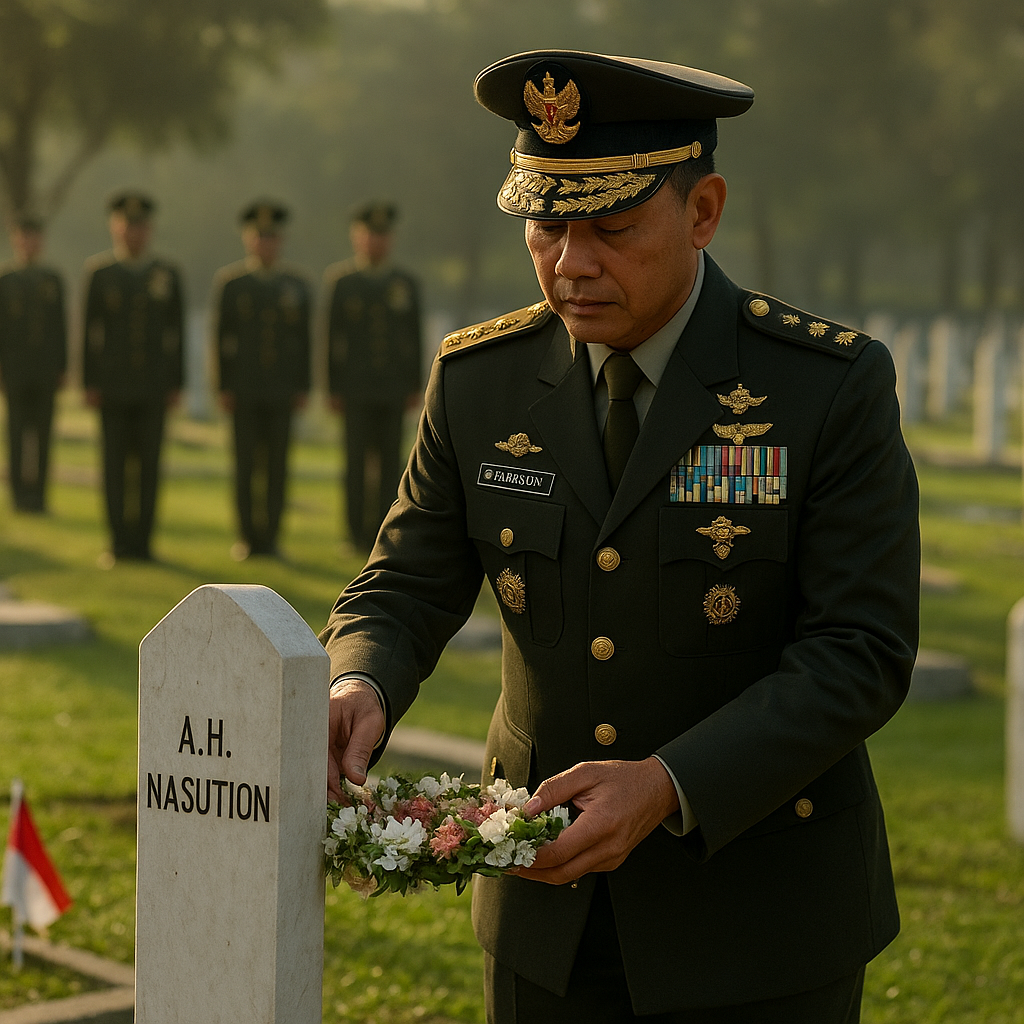 Panglima TNI Ziarah ke Makam Jenderal Besar TNI (Purn) AH Nasution