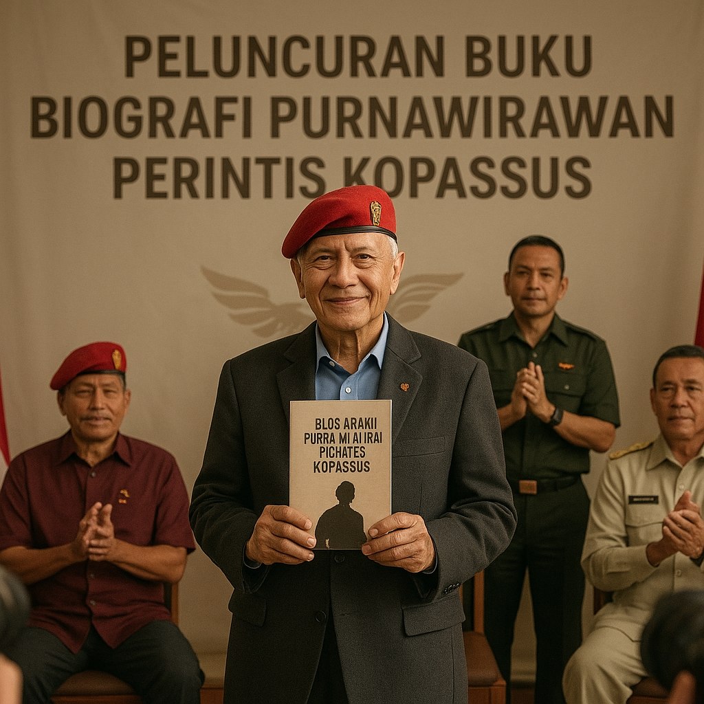 Peluncuran Buku Biografi Purnawirawan Perintis Kopassus