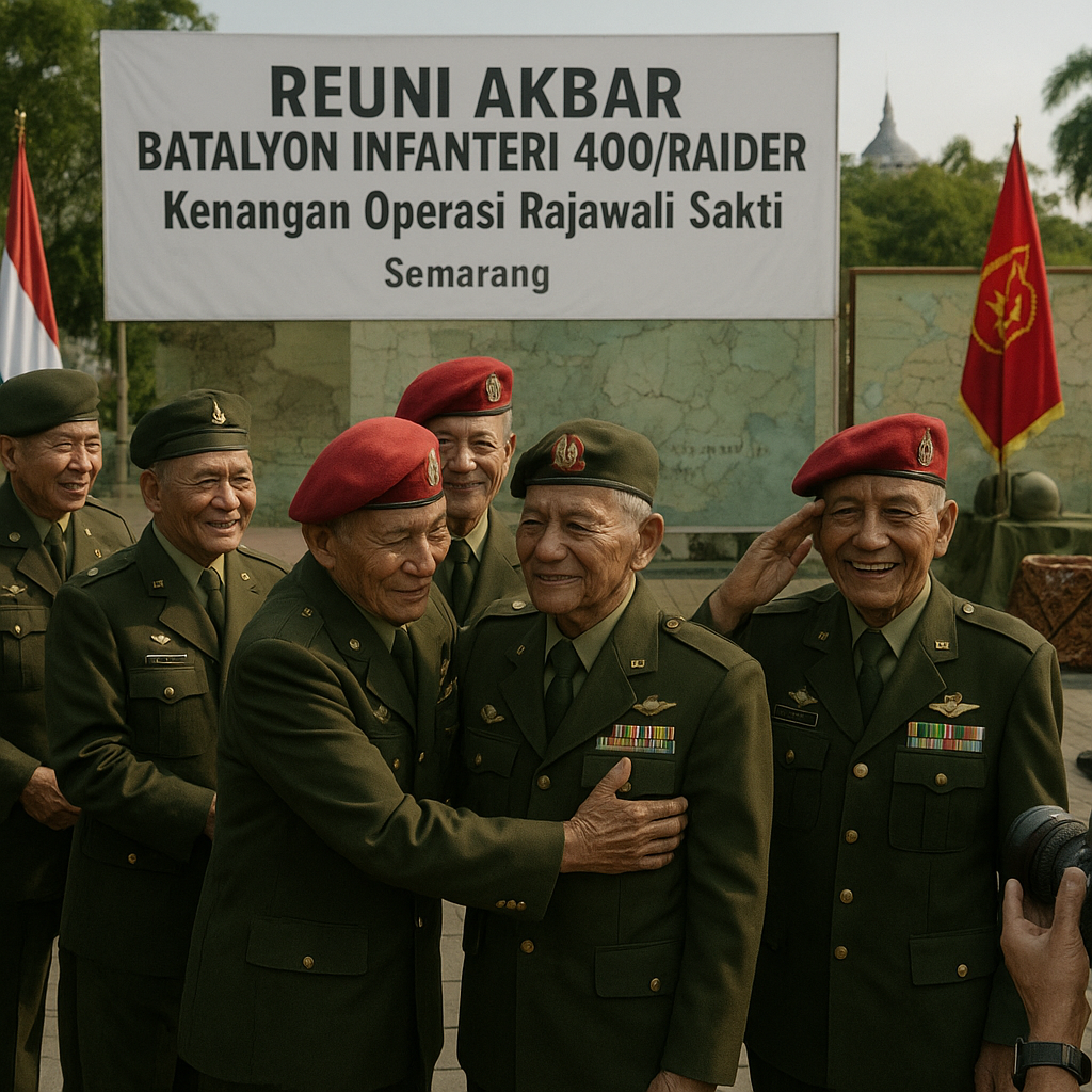 Reuni Akbar Batalyon Infanteri 400/Raider: Kenangan Operasi Rajawali Sakti