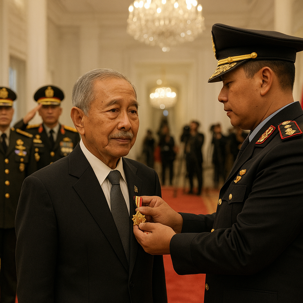 Penghargaan Purnawirawan: Jenderal (Purn) Soesilo Soedarman Dianugerahi Bintang Bhayangkara