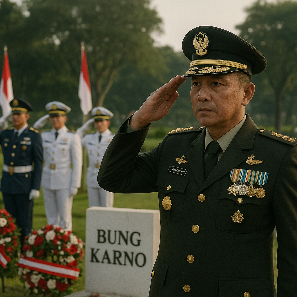 Danrem 081/DSJ Ziarah di Makam Bung Karno, Kenang Jasa dan Perjuangan Sang Proklamator