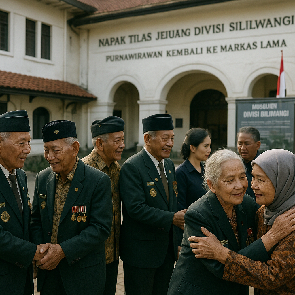 Napak Tilas Jejuang Divisi Siliwangi, Purnawirawan Kembali ke Markas Lama