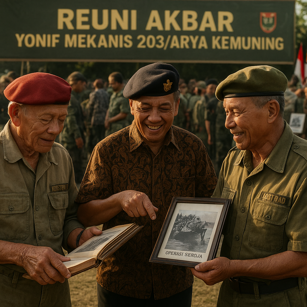 Reuni Akbar Yonif Mekanis 203/Arya Kemuning: Napak Tilas Jejak Juang di Sumatera