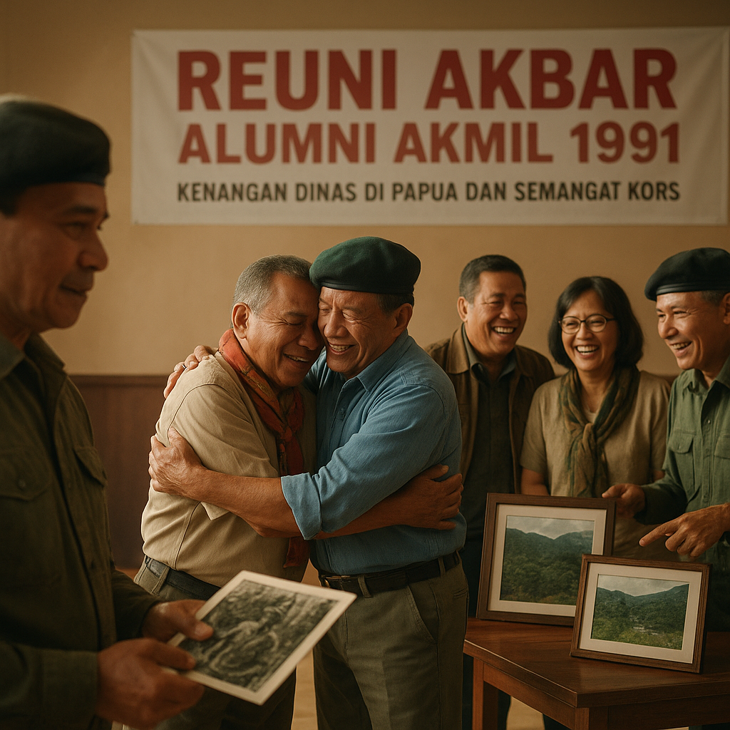 Reuni Akbar Alumni Akmil 1991: Kenangan Dinas di Papua dan Semangat Korsa