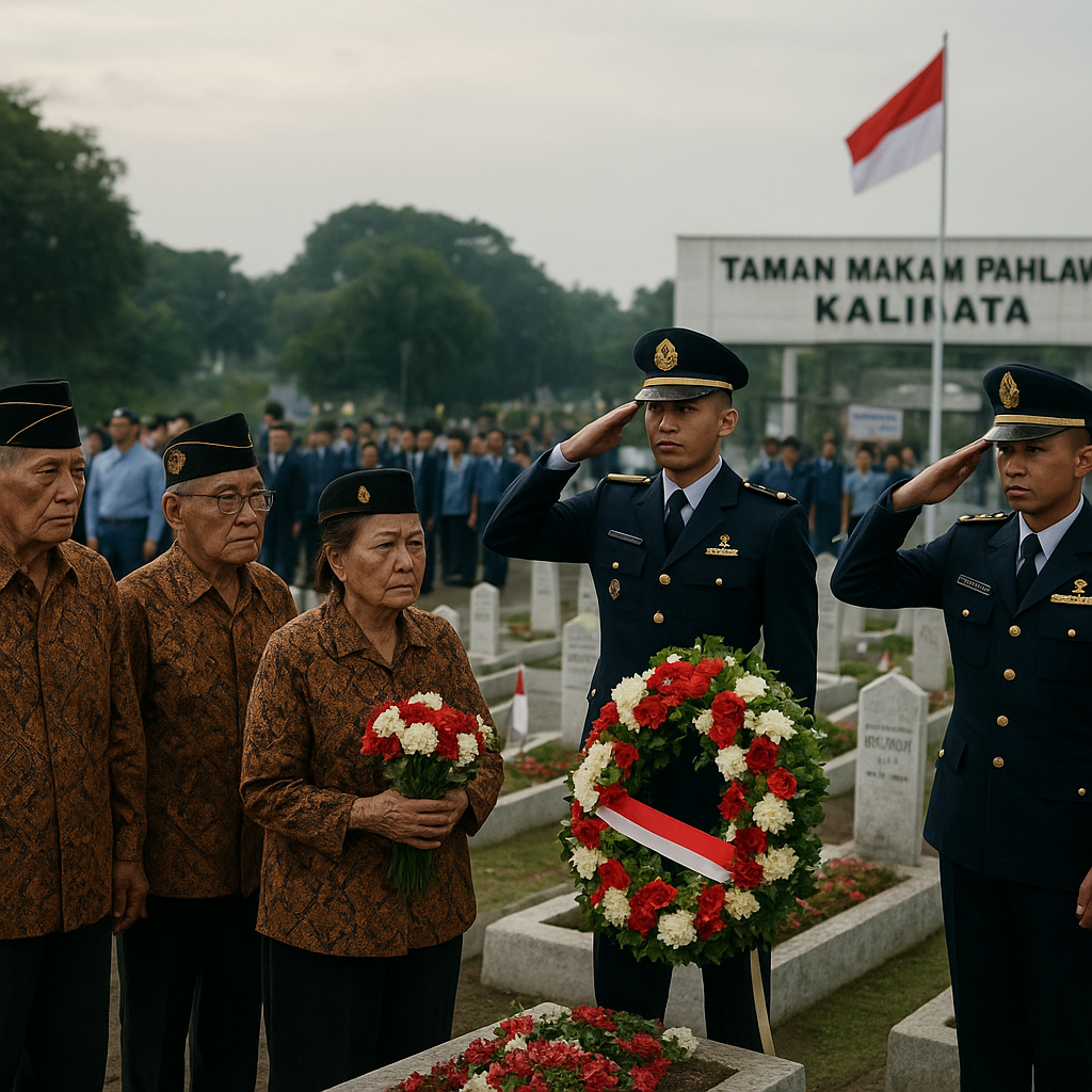 Ziarah ke Taman Makam Pahlawan Kalibata Menyambut Hari TNI ke-81