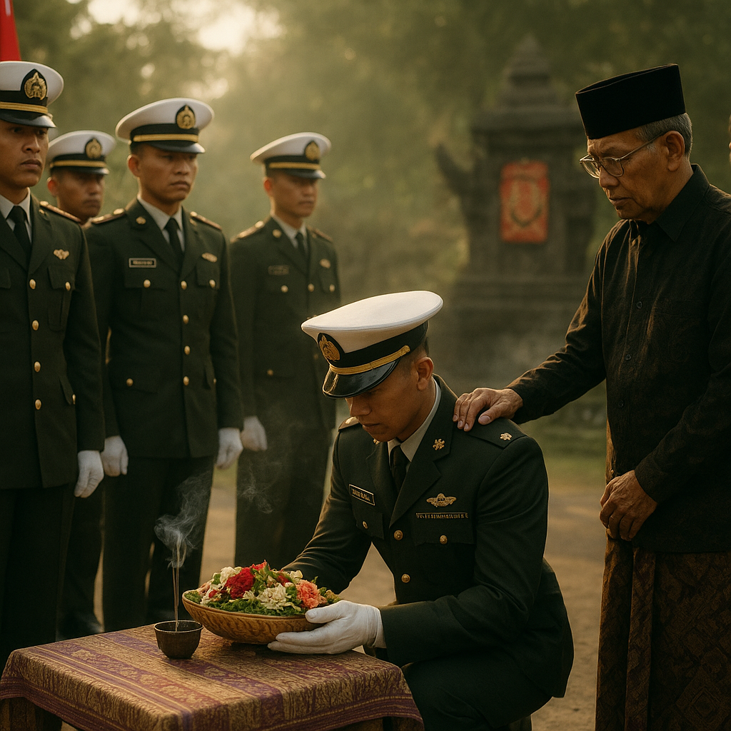 Korps Marinir Gelar Upacara Adat 'Sowan' Jelang HUT ke-81