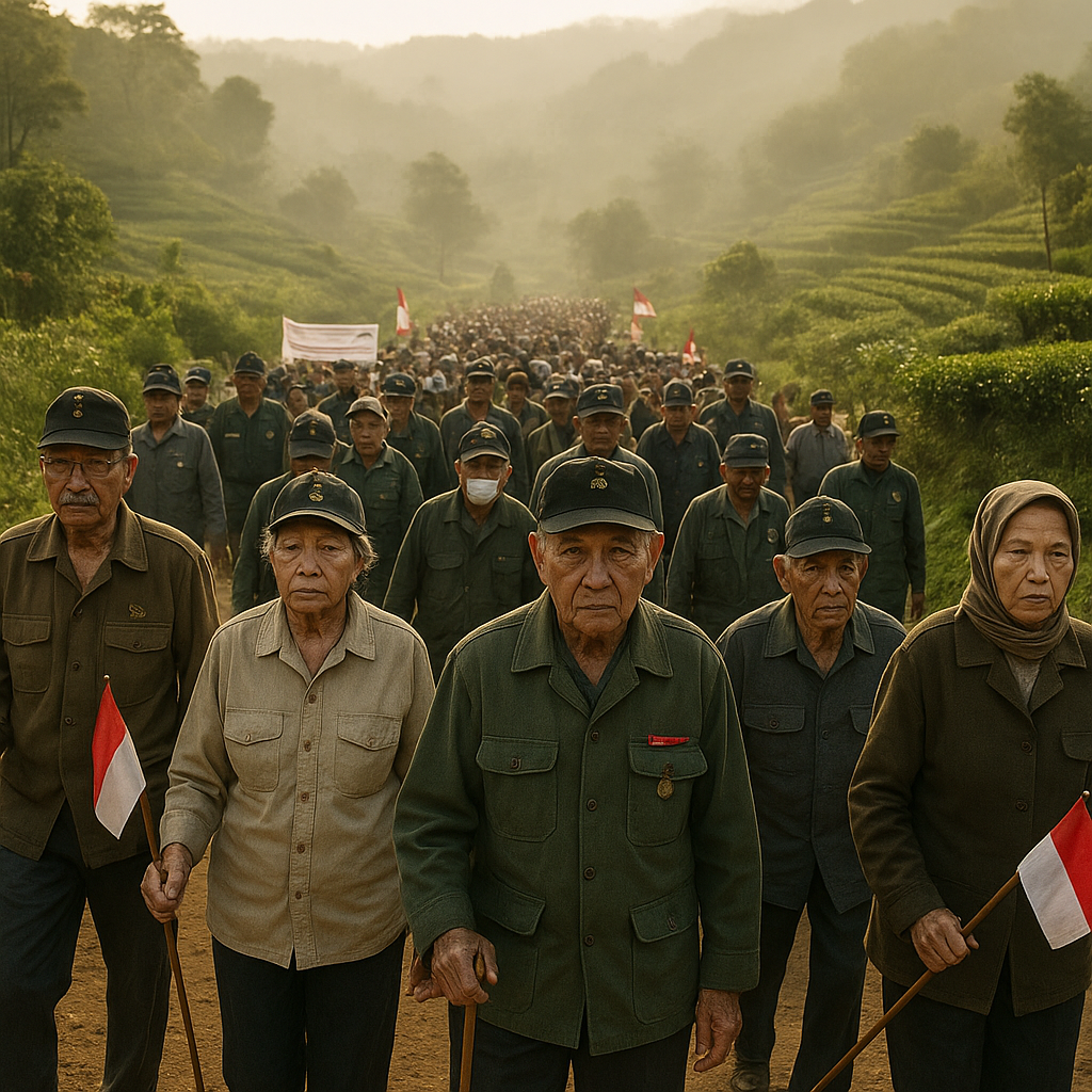 Napak Tilas Gerilya Siliwangi: Ratusan Purnawirawan Susuri Jalur Sejarah Priangan