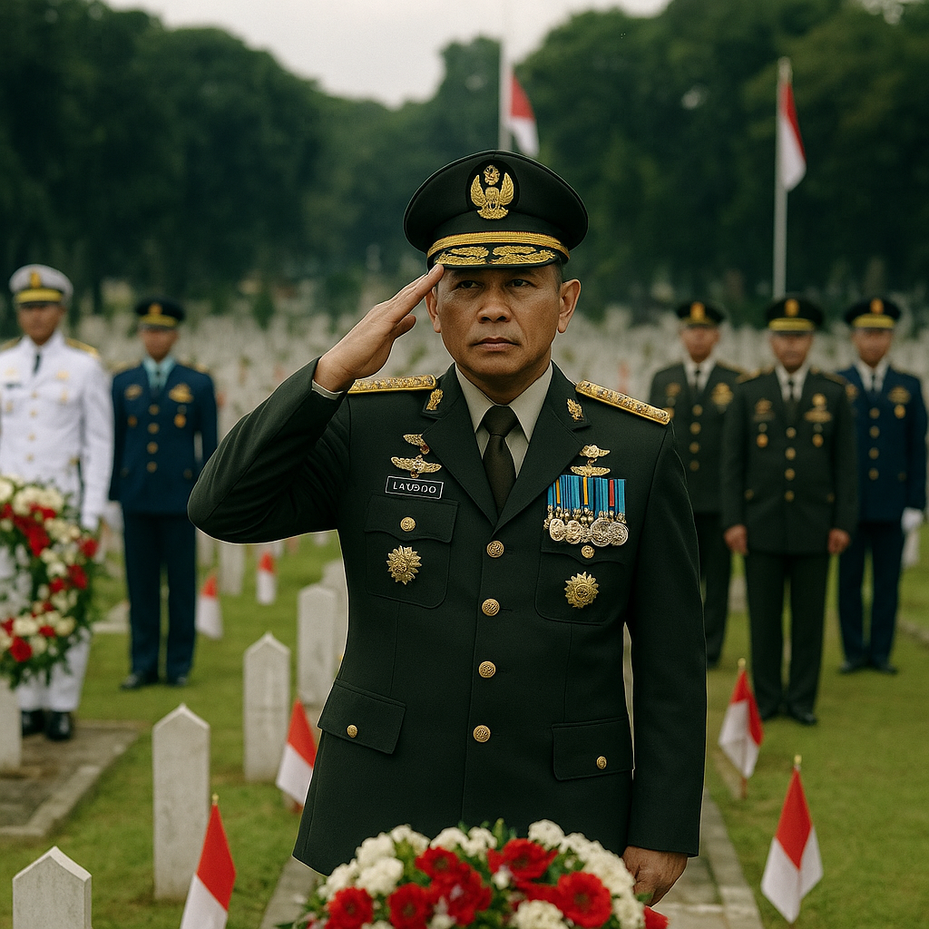 Wakil Panglima TNI Pimpin Upacara Ziarah Nasional di TMP Kalibata