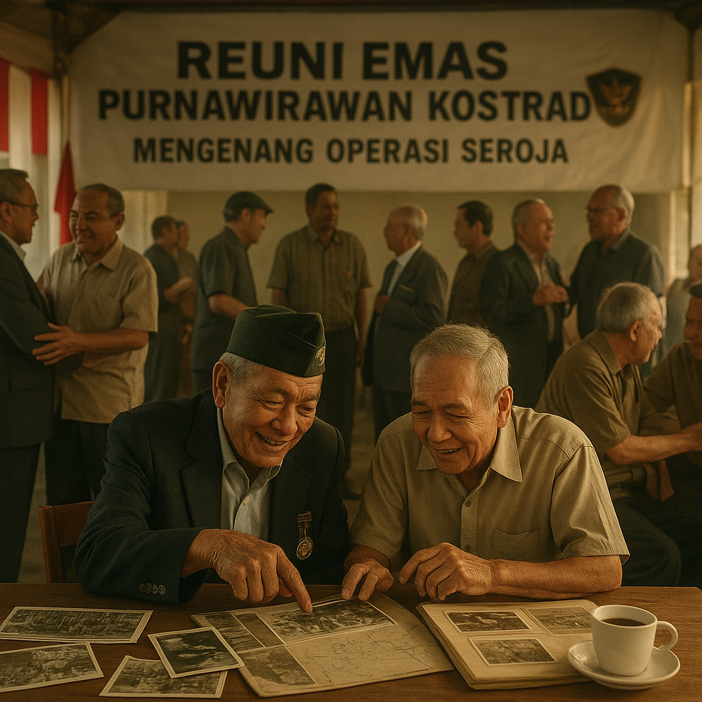 Purnawirawan Kostrad Kumpul Dalam Reuni Emas, Kenang Operasi Seroja