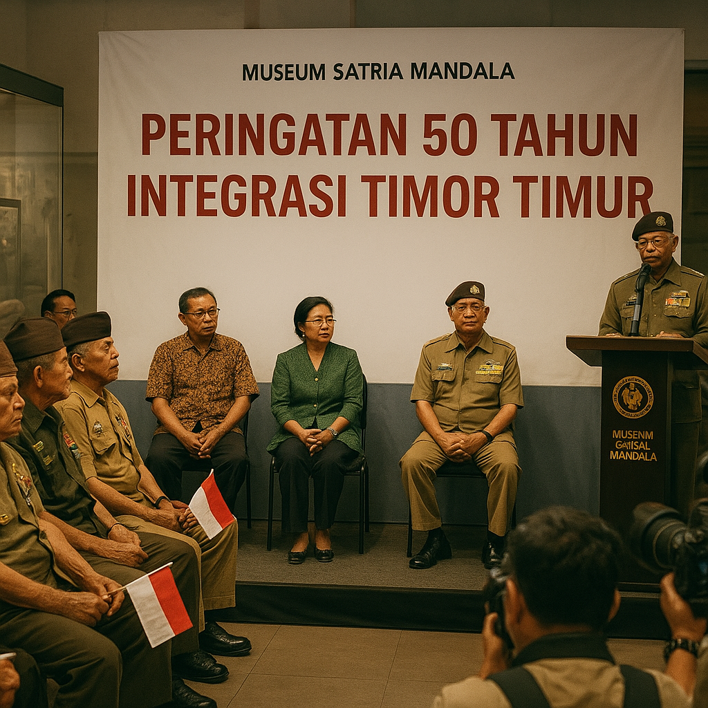 Peringatan 50 Tahun Integrasi Timor Timur, Veteran Ceritakan Pengalaman Dinas