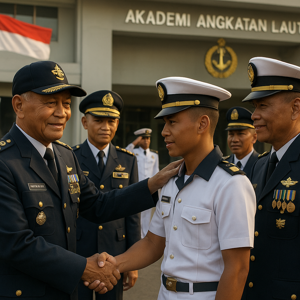 Purnawirawan TNI AL Kembali ke Akademi Angkatan Laut, Bagikan Kisah Inspiratif