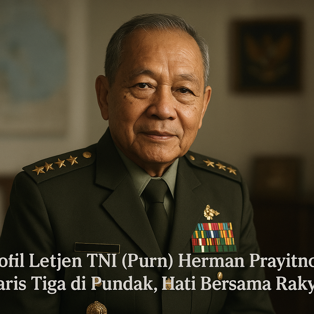 Profil Letjen TNI (Purn) Herman Prayitno: Garis Tiga di Pundak, Hati Bersama Rakyat