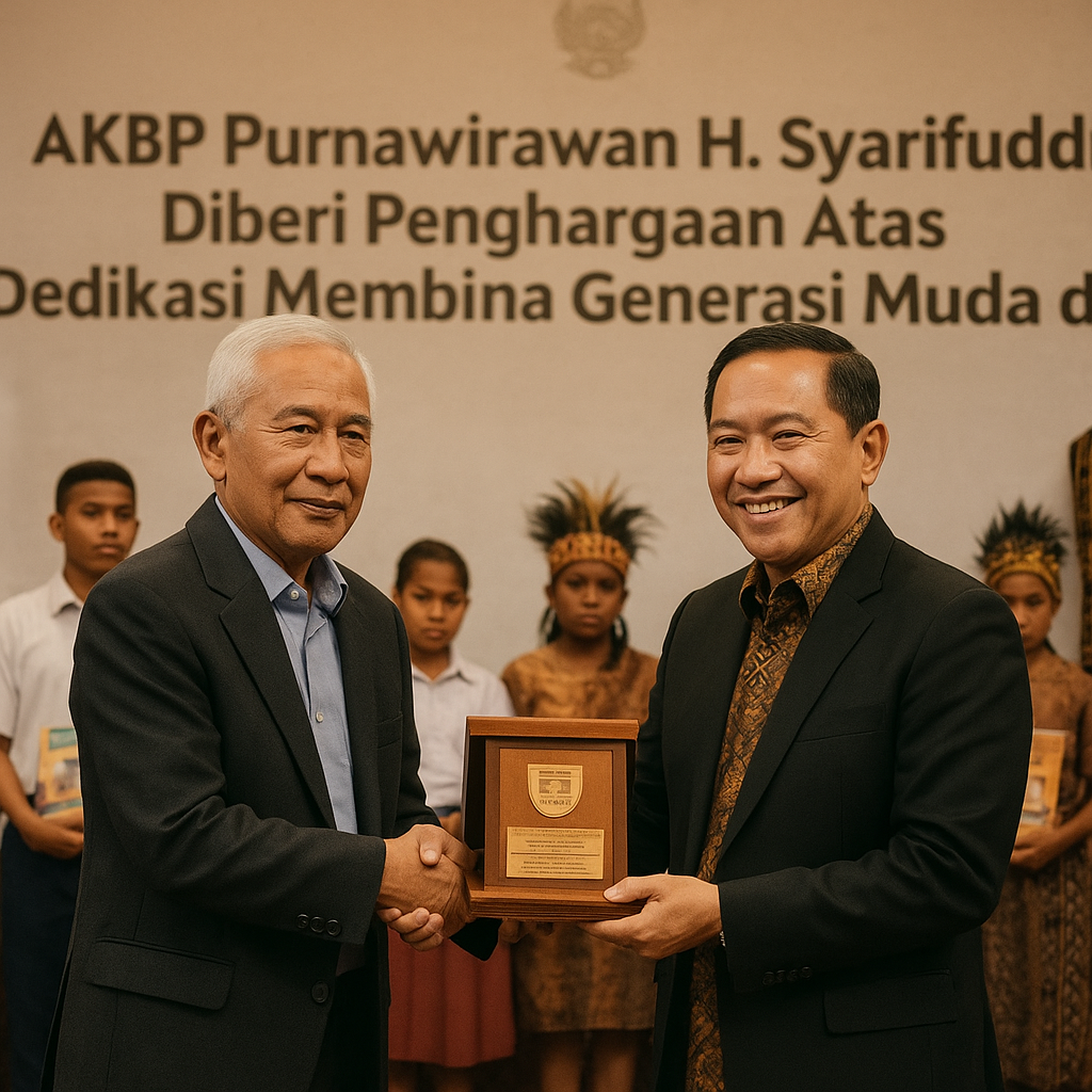 AKBP Purnawirawan H. Syarifuddin Diberi Penghargaan Atas Dedikasi Membina Generasi Muda di Papua