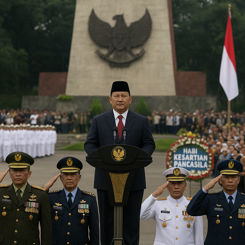 Panglima TNI Hadiri Upacara Hari Kesaktian Pancasila 2026 di Lubang Buaya