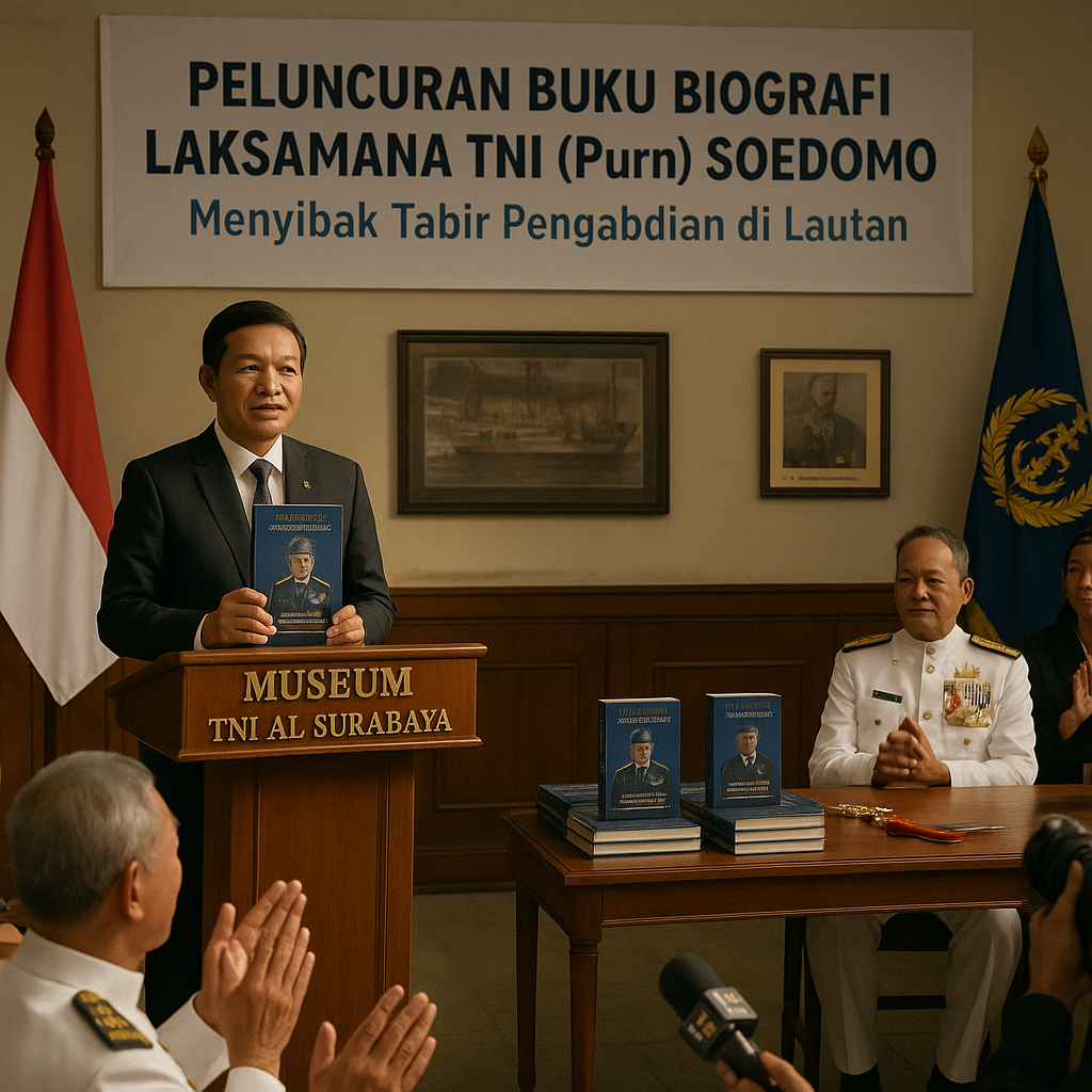 Peluncuran Buku Biografi Laksamana TNI (Purn) Soedomo: Menyibak Tabir Pengabdian di Lautan