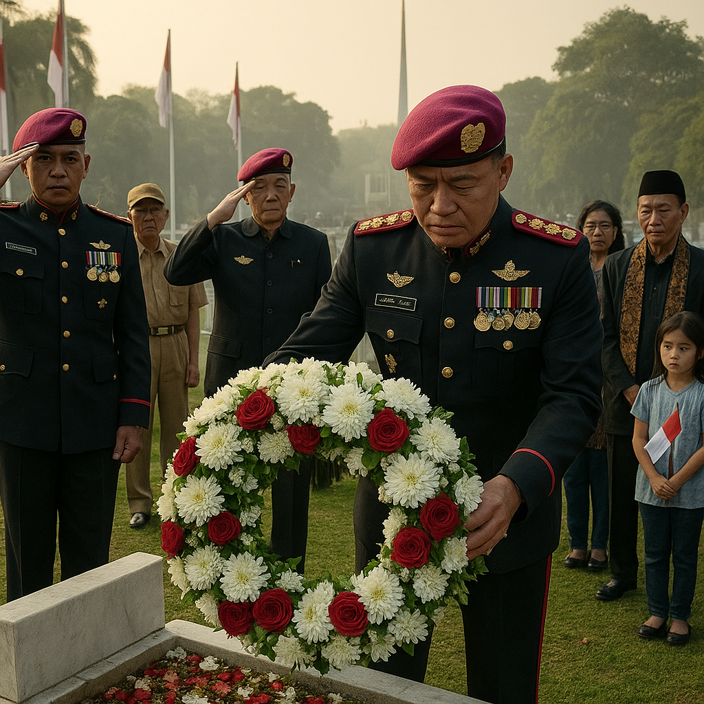 Ziarah ke TMP Kalibata: Peringatan HUT Korps Marinir yang Sarat Makna