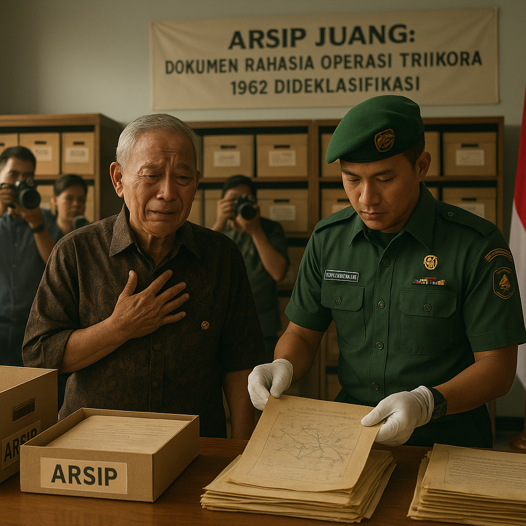 Arsip Juang: Dokumen Rahasia Operasi Trikora 1962 Dideklasifikasi oleh Pusat Sejarah TNI