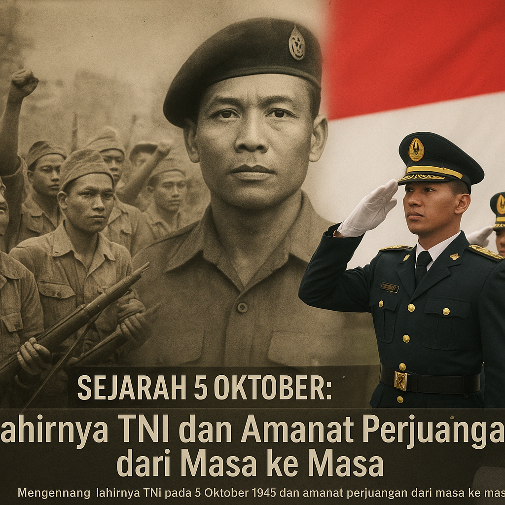 Sejarah 5 Oktober: Lahirnya TNI dan Amanat Perjuangan dari Masa ke Masa