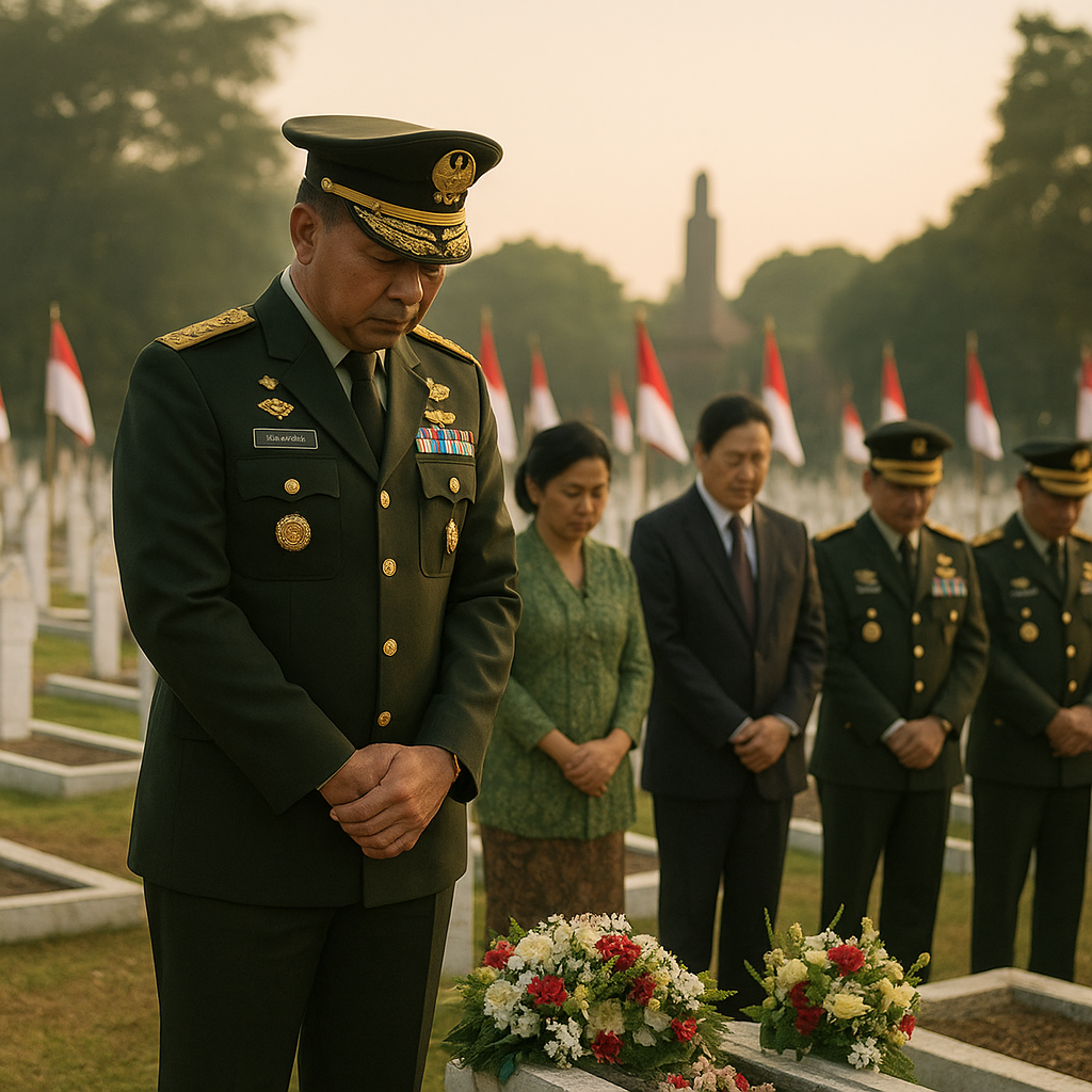 Ziarah ke TMP Kalibata, Panglima TNI Pimpin Renungan Suci Hari Kartini